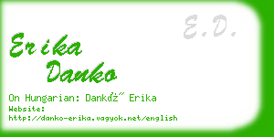 erika danko business card